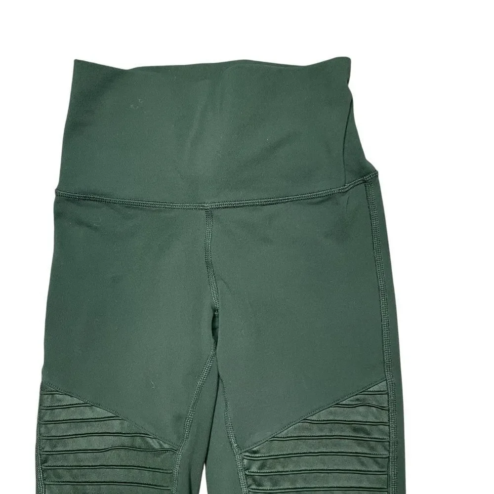 ALO YOGA High Waist Moto Leggings Green Size XS